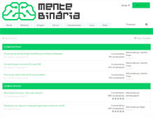 Tablet Screenshot of mentebinaria.com.br